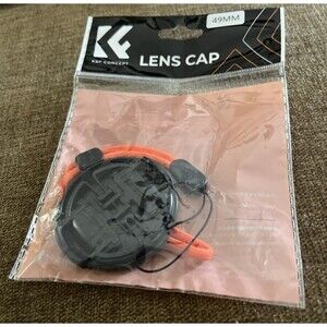 K&F CONCEPT 49mm Lens Cap Cover set for Nikon, Canon, Sony, Fujifilm Camera NEW